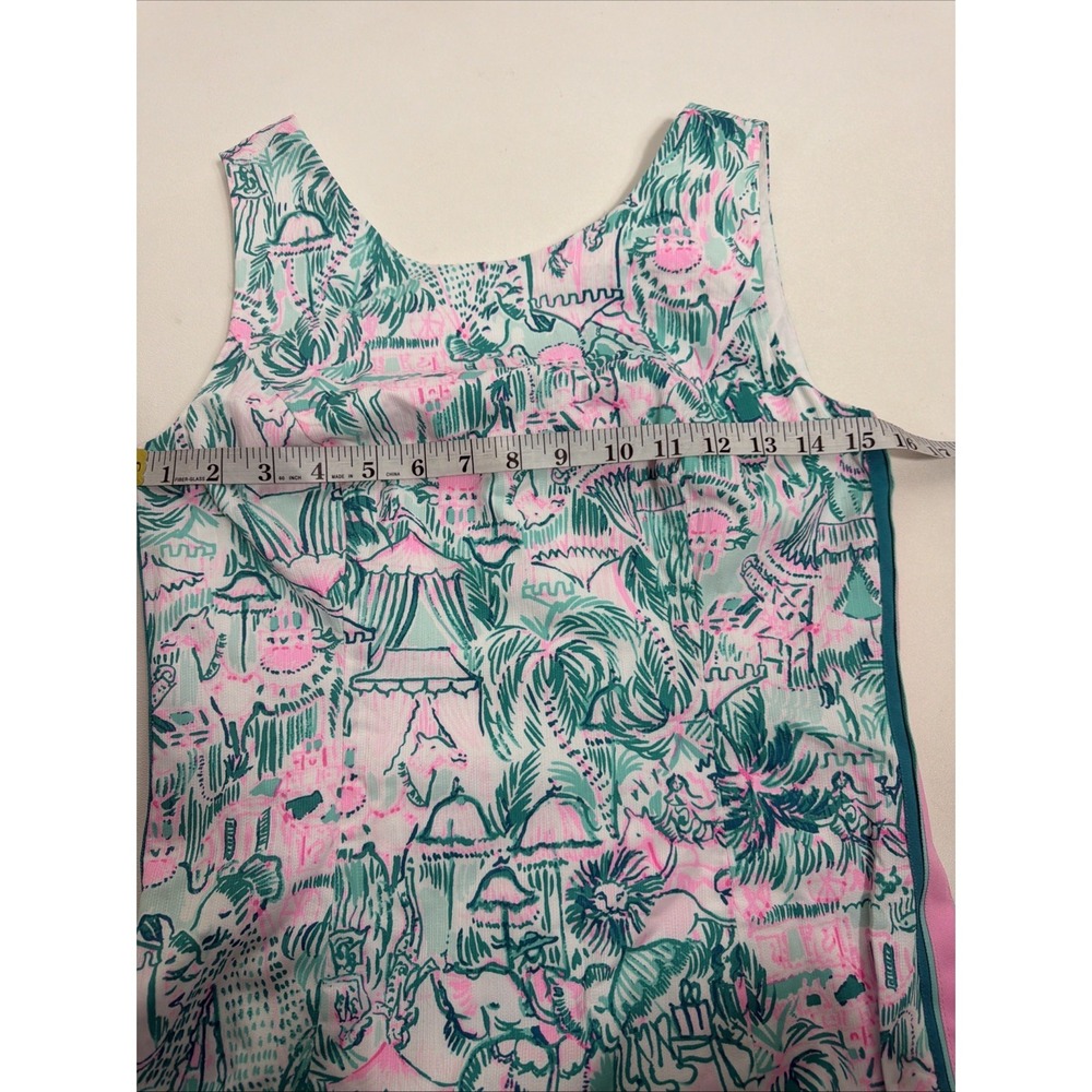 Lilly Pulitzer Mila Stretch Shift Dress in Agate Green 002522 - Size 2 - Picture 6 of 8